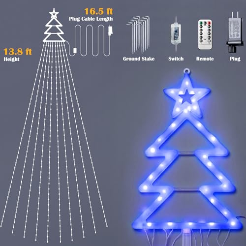50% Off Gorrzai Outdoor Christmas Star String Lights with 420 LEDs