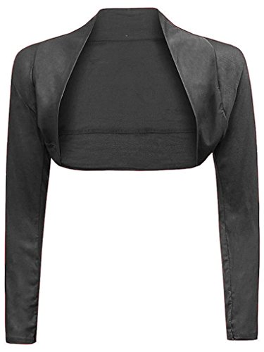 Bolero de manga larga para mujer para abrigar hombros y brazos con vestidos