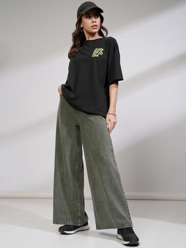 Image of Tokyo Talkies Women Cotton Baggy Jeans | Machine wash