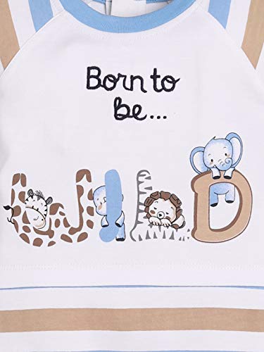 Image of BABY GO Baby Boys & Baby Girls Cotton Romper | Half Sleeve Polo Collar Jumpsuit | Newborn Infant Summer Outfit with Button Closure | Soft Breathable Playsuit | Stylish Print One Piece Dress