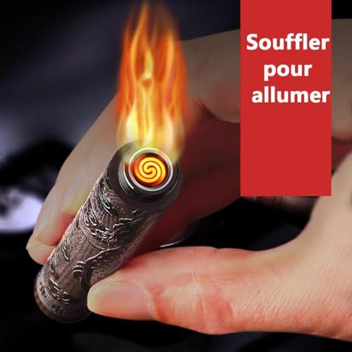 Encendedor eléctrico a prueba de viento pack 5 miniatura 2