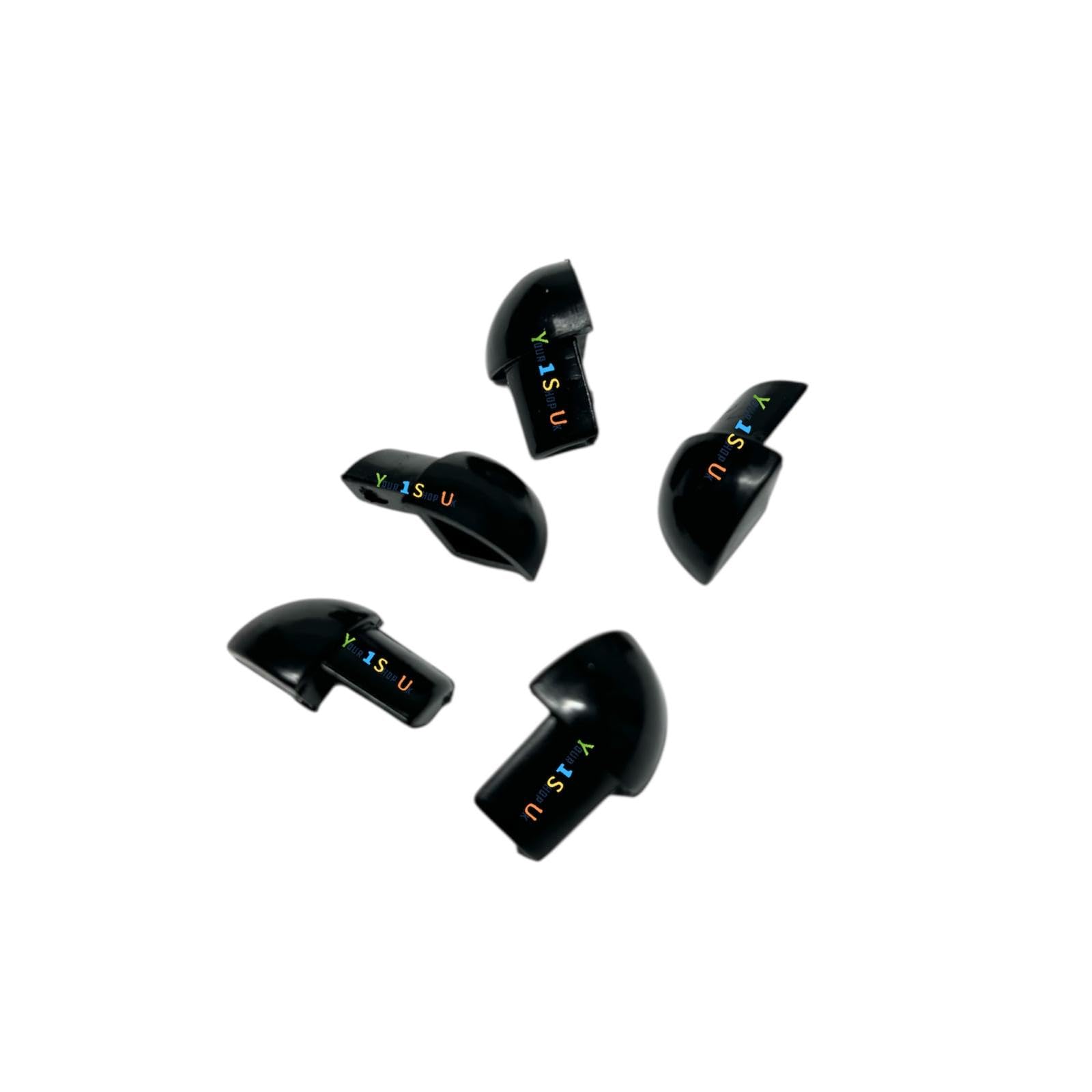 Black Corner Tile Trim Pieces, Plastic External Corner, Plastic Round Edge Corner Pieces for Edge Tile Trim (ETR Trim) Available in 6mm and 8mm and 10mm, Pack of 5 (Black, 10mm)