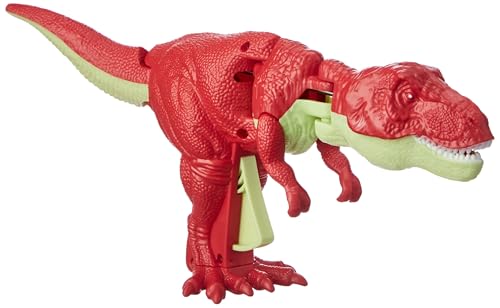 Image of Niku Roaring & Head Swinging Dinosaur Toy for Kids with LED Light in Mouth & Realistic Actions Like - Rotating & Swinging Head and Tail, Movable Joints - Multicolor