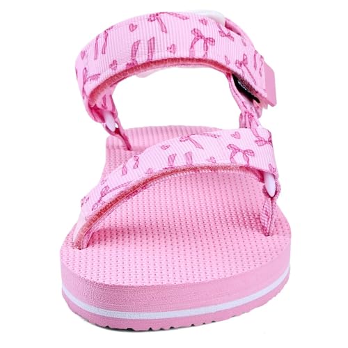 Image of WateLves Kids Sandals Boys Girls Lightweight Non-slip Athletic Sandals with Adjustable Webbing for Hiking Walking Beach Water Sports