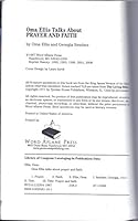 Oma Ellis talks about prayer & faith 0932581161 Book Cover