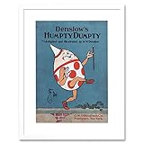The Art Stop Painting Book Cover William Wallace DENSLOW Humpty Dumpty Framed Print F12X8618