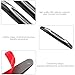 Acouto Car Door Protector Edge Guards 4pcs PVC Car Door Edge Guards Trim Cover Car Door Protector Strips Corner Bumper Anti-Collision Scratch Car Door Bumper Guards Black