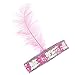 Produktbild LIMITA Damen Federhaarzubehör 1920s Stirnband Damen 20er Jahre Flapper Feder Haarband, Damen Gatsby Kostüm Accessoires 20er Jahre Stil Art Deco Flapper Haarband Kopfschmuck Abschlussball Haarband