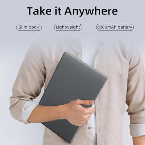 Morostron 14.1 inch Laptop Computer,Celeron Quad-Core Up to 2.2 GHz,4GB RAM and 320GB SSD,Win11 Laptop Computers with FHD IPS,Slim and Lightweight Notebook,Work and Students laptops,Gray,WPS by Morostron - Image 8