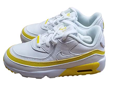 Nike Air Max 90 Undefeated White/Opti Yellow Kids Shoes Size 10c