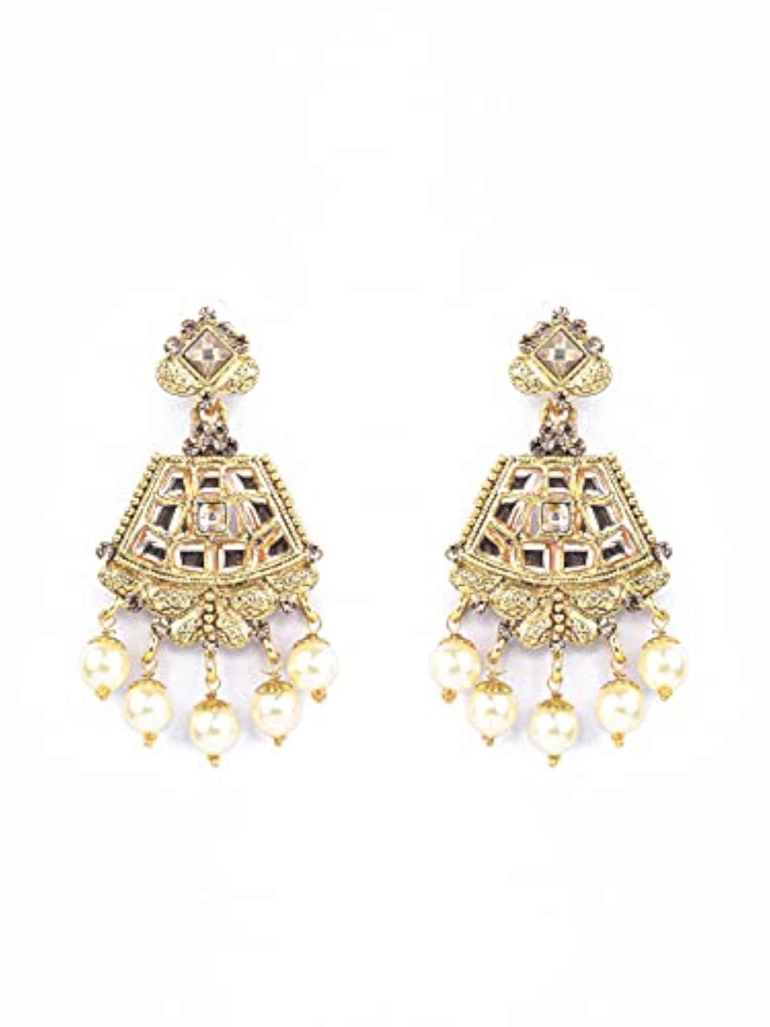 Women's Kundan Plated Jewellery Set, Elegant Gift
