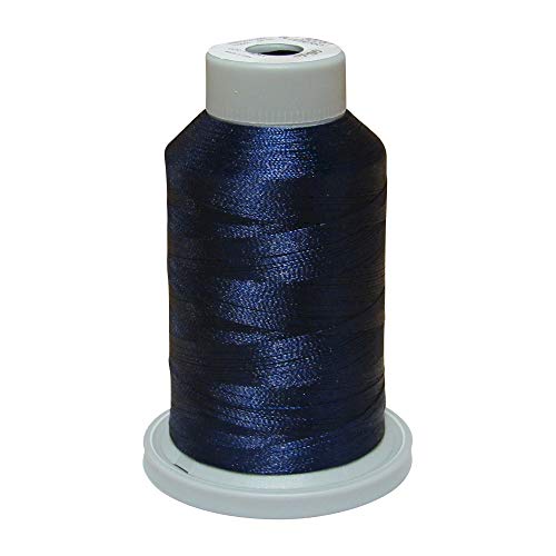 Glide 40 wt Trilobal Polyester 1000 m spool - Blueberry miniatura 1