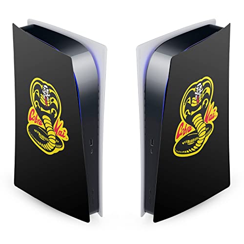 Protégez votre PS5 Digital des rayures avec le skin vinyle Cobra Kai pour façade