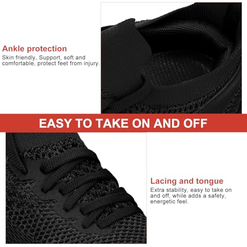Image of Abboos Walking Shoes Women Breathable Running Sneakers Casual Tennis Shoe | Hiking Shoes Lightweight Non-Slip Comfortable Fashion Sneakers Athletic Shoes for All-Day Standing Gym Workouts Travel
