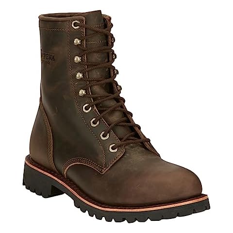 Chippewa Men's NC2085 Classic 2.0 8" Lace Up Work Boot, Chocolate Apache - 13 D Cover