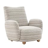 1人掛けソファ ラウンジチェア シェニール生地 HFJP002