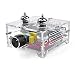 AOSHIKE Fever 6J1 Tube Amplifier Preamp Board HiFi Dual Channel Class A Volume Control Tone Preamplifier Board with Crystal Case