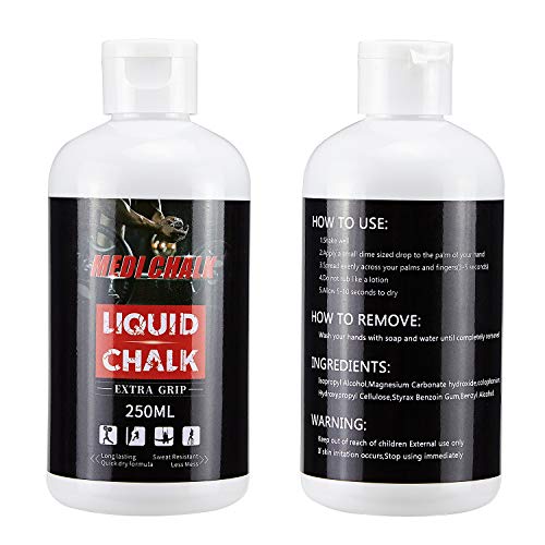Togear Liquid Chalk MEDICHALK, Sports Chalk, Hand Grip Chalk,Weightlifting Chalk,Gym Chalk,Work Out Chalk for Cross Training, Powerlifting,Pole Dance(100ML)
