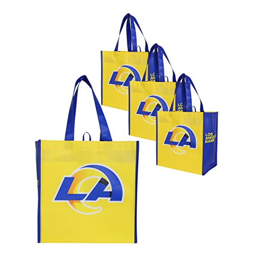 FOCO NFL Team Logo Reusable Grocery Shopping Bags Totes