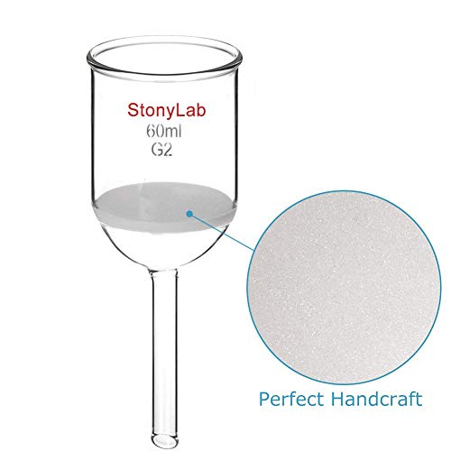 Stonylab US-BUCHNER-FILTER-MEDIUM-GLASS-60ML Borosilicate Glass Buchner Filtering Funnel thumb #3