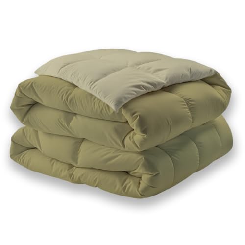 Image of Monte Carlo Symphony Solid Micro Reversible AC Comforter for Double Bed | 3 Ply Soft Comforter with 150 GSM Filling & 85 GSM Micro Fabric | Lightweight All Season Quilt | 87 x 95 Inch