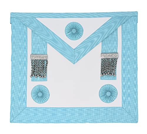 Masonic Craft Regalia Master Masons MM Premium - Delantal de piel de cordero