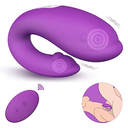 Waterproof G Spot Vibrator with Quiet Dual Motors 9 Vibrations, PALOQUETH Clitoris Stimulator Couples Vibrator Toy with Magnetic USB Rechargeable for Couple or Solo Play,Wireless Remote Hands Free