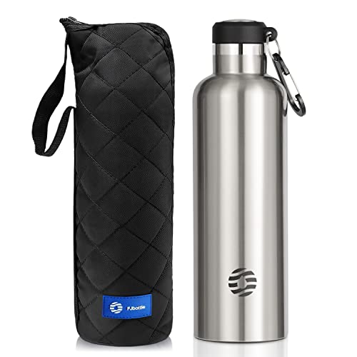 FEIJIAN Stainless Steel Water Bottle 750ml/1000ml Sports Flask Vacuum Insulated Water Bottle Leak Proof BPA Free Metal Water Bottle for School, Cycling, Sports and Gym