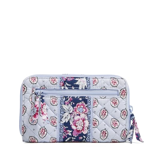 Image of Cotton Turnlock Wallet With Rfid Protection