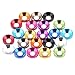 Aluminum Alloy Washers for Countersunk Head Screw Gasket Washer Multicolor RC Car Accessories M2 M2.5 M3 M4 M5 M6 M8 (15Pcs M8,Peach Red)