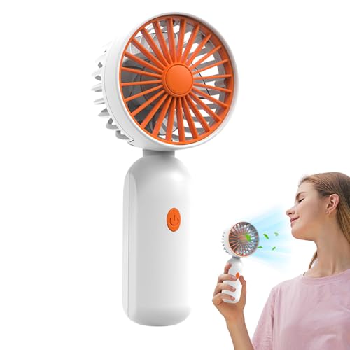 Portable Handheld Fan - Usb Rechargeable Foldable Fan | 3-Speed Powerful Rechargeable Small For Travel | Personal Cooling For Women Men | Electric For Travel Outdoor Home Office