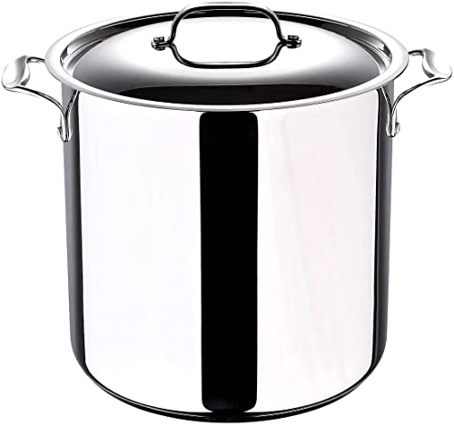 Bergner 15.1 L (16 qt.) Stainless Steel Stock Pot BG-32195-MM