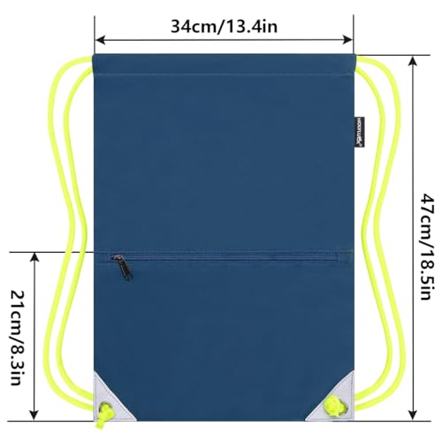 Image of HOLYLUCK Drawstring Backpack Bag Sport Gym Sackpack