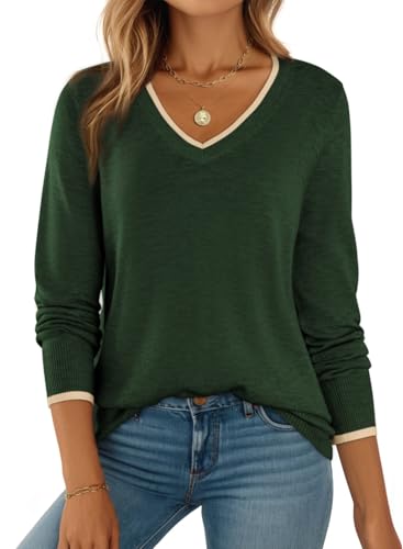 Dokotoo Womens Sweaters Dressy Casual Fshion V...