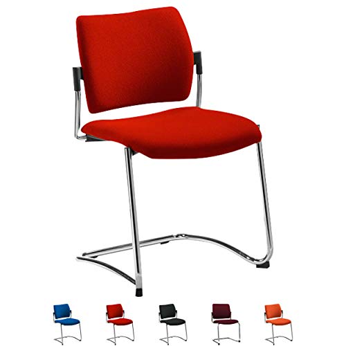 Sport-Tec Freischwinger mit Polster, Schwingstuhl, Besucherstuhl, Konferenzstuhl