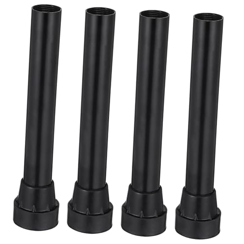 BESPORTBLE 4pcs Replacement Trampoline Leg 8inch, Stainless Steel Trampoline Leg Tube with Covers Pad Universal Jump Bed Leg Mini Trampolines Bounce Part