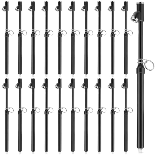 Tallew 20 Pack Dual Head Tire Pressure Gauge Heavy Duty Air Pressure Tire Gauge for Auto Truck Car RV Van Gage Range 10-150PSI, 1-10Bar (Black)