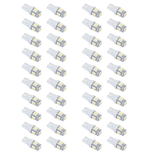 Wsikafxn 40�A�X�[�p�[�z���C�gT10�E�F�b�W�A5-SMD 5050 LED�d��W5W 2825 158 192 168 194