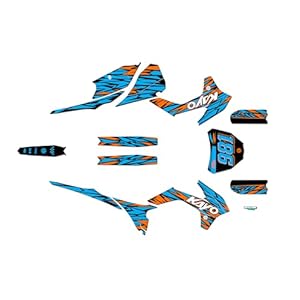 Kalair Gfx Graphics Kit For Kayo K2 230 (All Years) Twitch Series - Dirt Pit Bike Motorcycle Stickers, Dirtbike Racing Automotive Decal Motocross Accessories No-Plastics 3