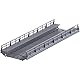 Märklin 74618 - Gerades Rampenstück, Spur H0 18.2 x 6.5 x 2.3 cm
