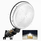 AGranTOP LED Barn Light, 15000LM Dusk to Dawn Outdoor Lighting with Photocell Adjustable Angle 120W 6500K Daylight IP66 Waterproof Street Light for Barn/Yard/Garage/Security