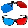 Movie Bril Multi Gebruik 3d Vision Bril Simple Style Red-blue Glazen En Brilclips Voor 3d Movie Game Tv Theater