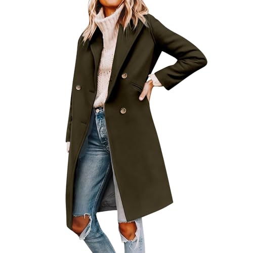 Trench coat décontracté long parfait pour les journées fraîches en ville