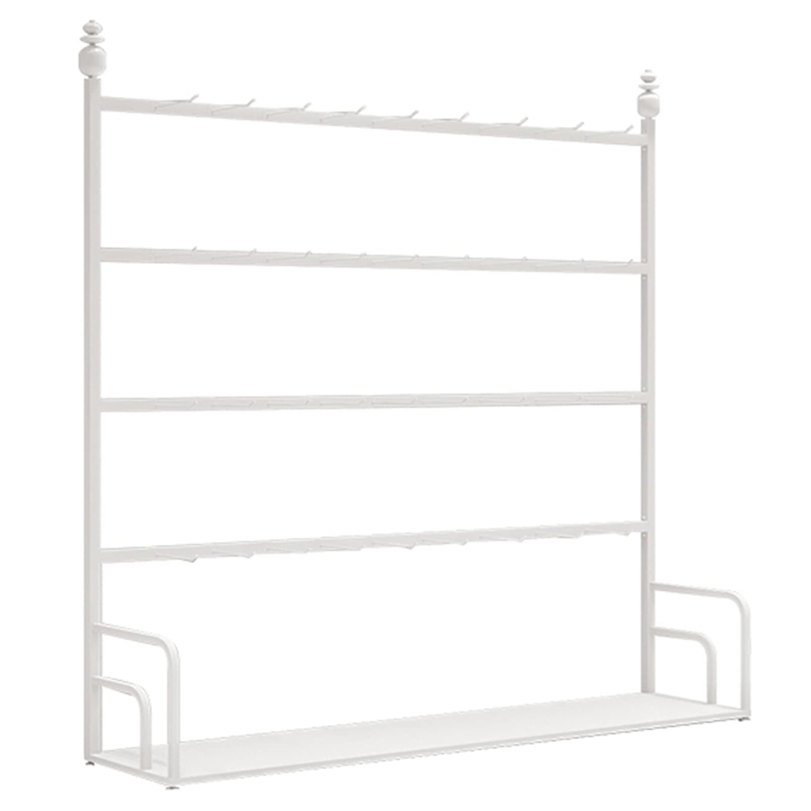 HADECOLL Heavy Duty Metal Display Rack, Multifunctional Storage Shelf For Clothing, Accessories, And Jewelry Organization