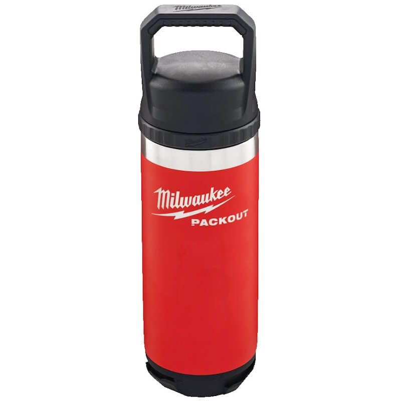 Milwaukee 4932493991 Packout 532ml Bottiglia Coperchio Chug Rosso