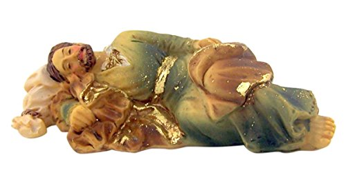 Estatua católica de San José dormido, 4 pulgadas miniatura 2