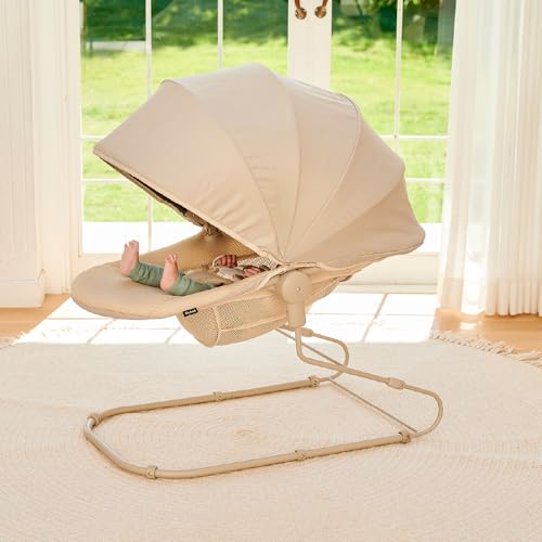リッチェル(Richell) スヤリー バウンサープレミアムモデル 幌付 ベージュ の商品画像 8