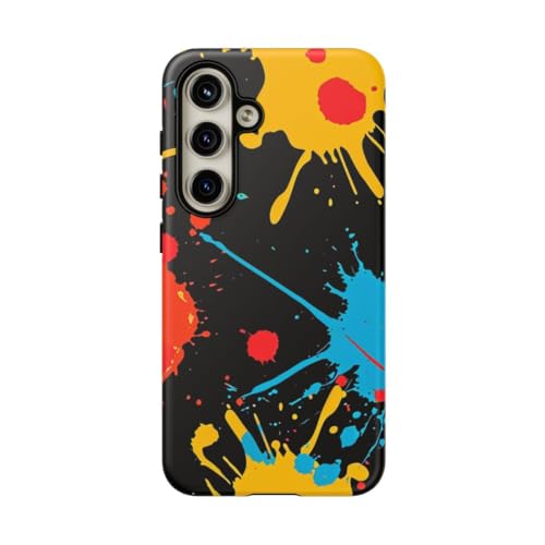 Coque rigide mate Samsung S24 anti-choc et protection design artistique