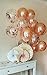 Rose Gold Birthday Party Decorations Supplies Set-(50 pc) - Confetti Balloons 12 in- Perfect for Girls Birthday Baby Bridal Wedding Shower Engagement Graduation Celebration Bachelorette