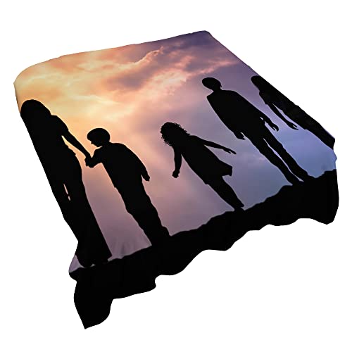 Personalization Universe Picture Perfect Personalized 90x90 Plush Queen Fleece Photo Blanket